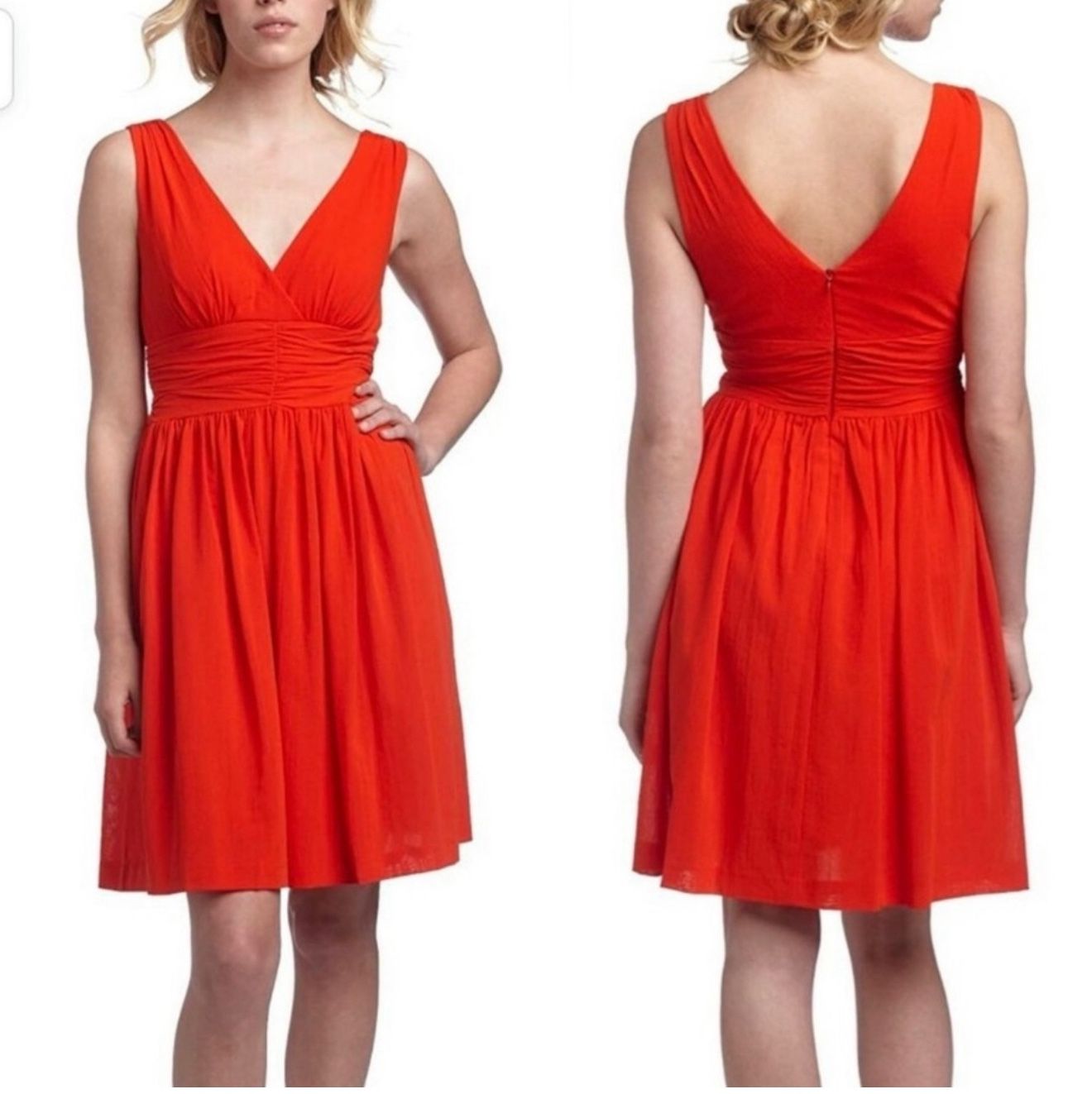 Trina Turk | Fit and Flare Dress Trina Turk Reina Ruched Waist 