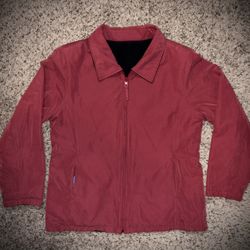 Women’s Reversible Red/Black Jacket Large