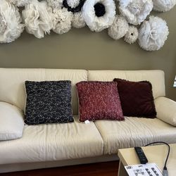 Leather Sofa And Love Seat  