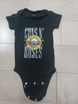 Guns'n'roses Baby One Piece Onesie 9 Months