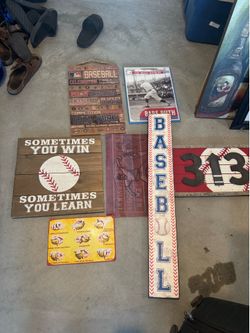 Baseball Items decor