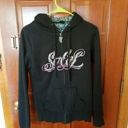 Socal fur lined hoodie womens sz s/m