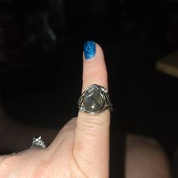 Laboradite Ring Sterling Silver