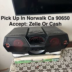 Sony ZS-BTG900 Portable NFC Bluetooth Wireless Boombox Speaker System