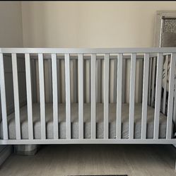 Crib With Detachable Changing Table 