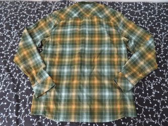 Arc'teryx Gryson LS Button-Up Shirt, Men's XL, Flannel, green