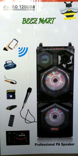 Bluetooth speaker SD card,slot USB port,FM radio,microphone included for karaoke(bosina)