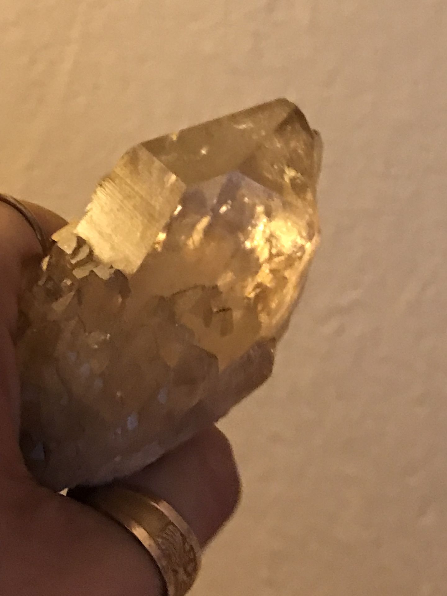 600 Carat Pure Citrine Gemstone Kundalini Generator Specimen Rare AAAA Vs Diamond Clear Point