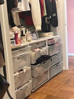 3 (THREE) Elfa Mesh Closet Drawers, ASSEMBLED