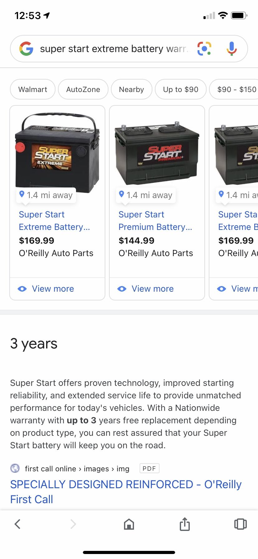 Brand new battery for Chevy or GMC !