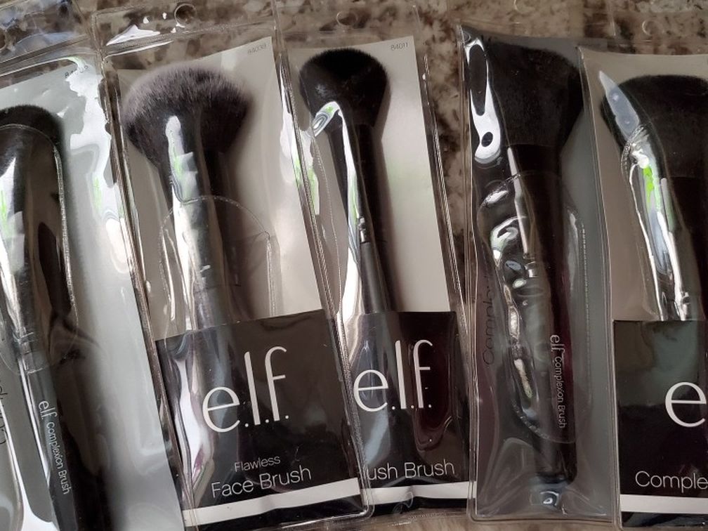Make Up ELF brushes, New, Each