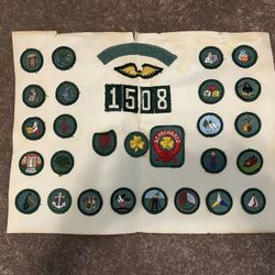 Vintage Scout Patches from 1950s/60s