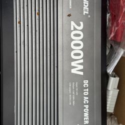 Giandel PM‑2000KSR 2000W DC to AC Power Inverter