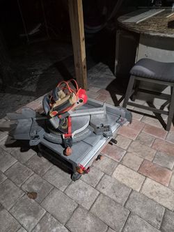 12" table saw and Rigid table saw in excellent condition.