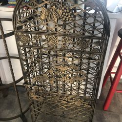 Wine Rack holds 35 bottles of wine