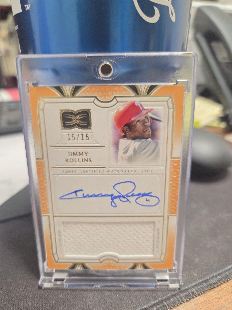 2024 Topps Definitive Auto Jimmy Rollins/15
