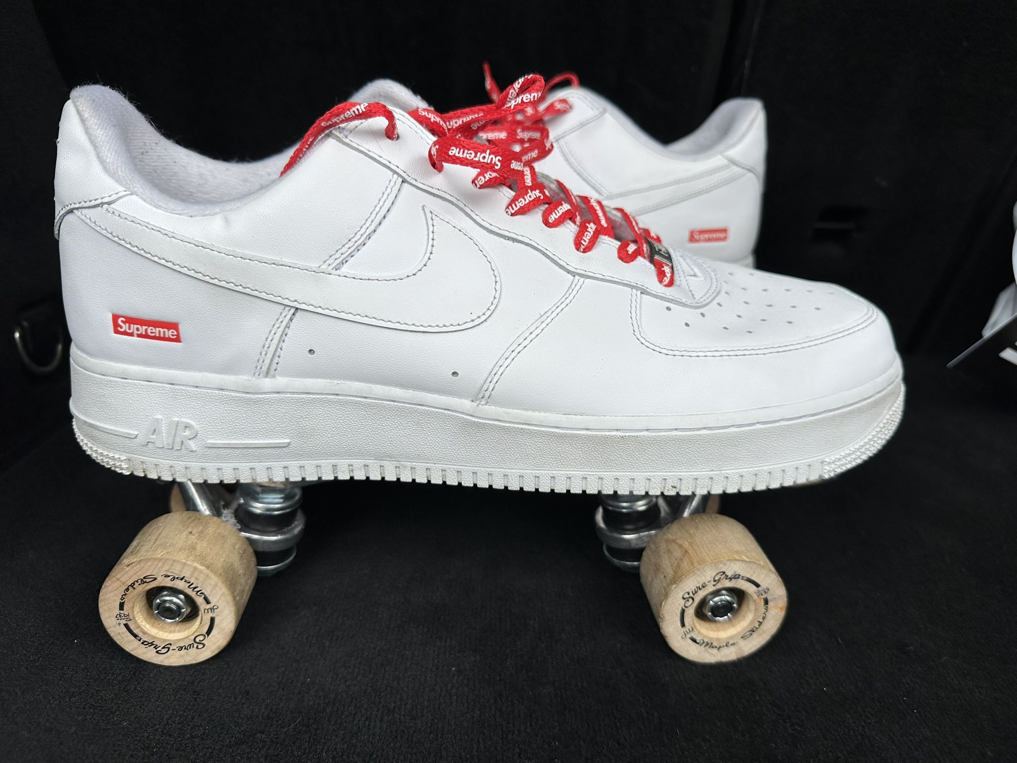 Nike Air Force 1 Supreme Af1 Size 14 Skates Roller Skates Custom