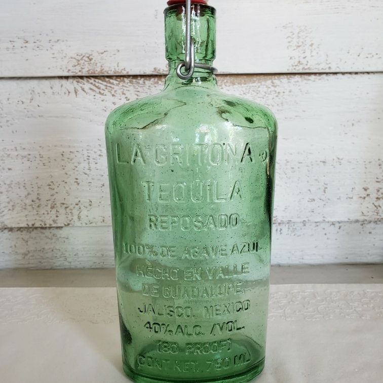 Empty Tequila Bottle