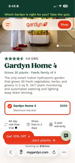 Gardyn Home 4 - Hydroponic Garden