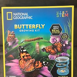 National Geographic Butterfly Growing Kit for Child 4 Years and up