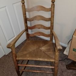 Solid wood rocking chair