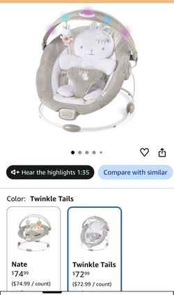 Ingenuity Baby Bouncer Twinkle Tails