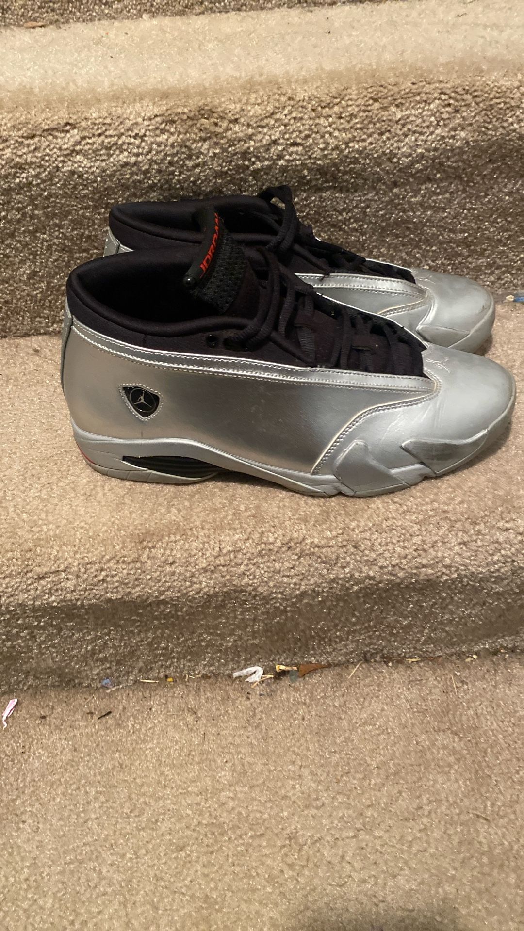 Retro 14s Size 12 Women Silver