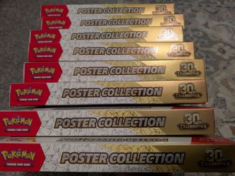 Pokemon TCG 30th Anniversary Celebration Poster Collection