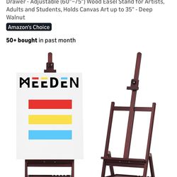 Foldable wood easel