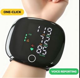 Digital Wrist Blood Pressure Monitor with Voice Report,