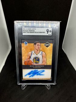 2011-12 Panini Limited Klay Thompson 2011 Draft Pick Redemptions Auto #22