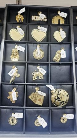 10k AND 14K PENDANTS 