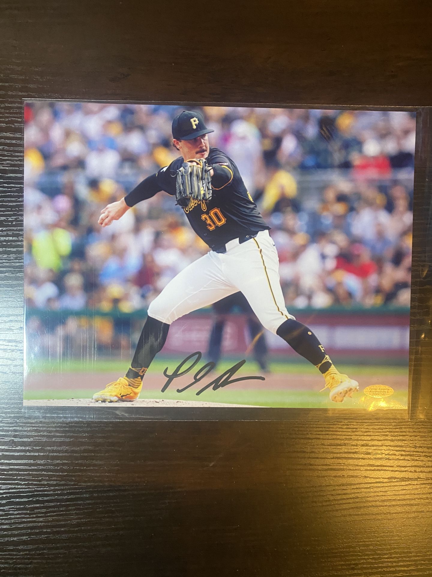 Paul Skenes Autographed 8x10 With Coa