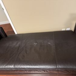 Brown Couch Bonded Leather