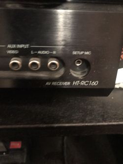 Onkyo 7.2 receiver and speakers. Has sub