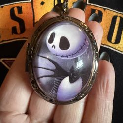 Nightmare Before Xmas Jack Skellington Locket 