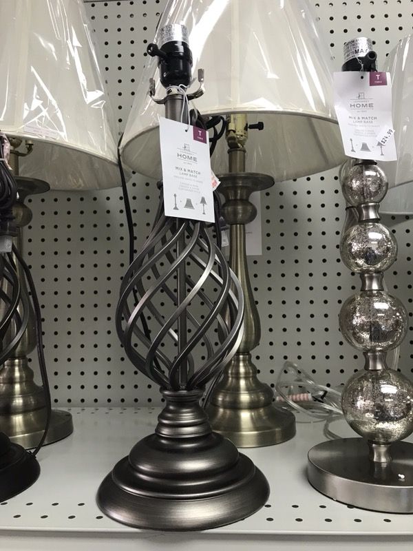 New Spindle Cage Table Lamp Base Pewter For In Lake Mary Fl Offerup
