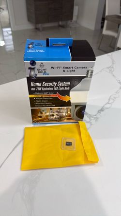 Sight Bulb Pro Wi-Fi Smart Camera & Light