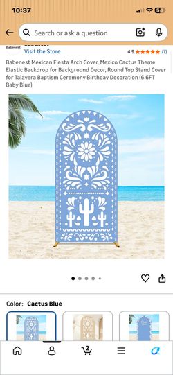 Arch cloth - Talavera style 6.6ft