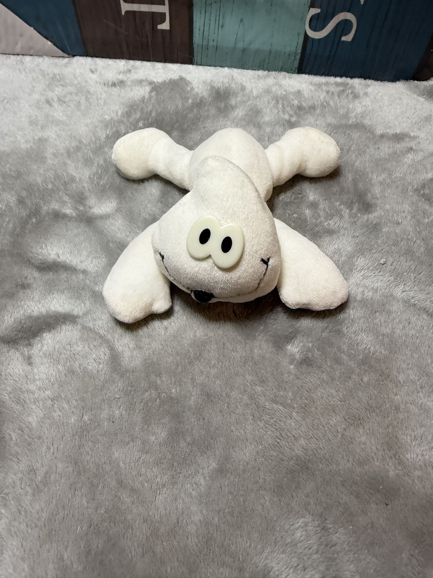 Vintage Dandee Halloween Boo Wide Eyes Beanbag plush Ghost crab Mini
