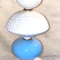 vintage milk glass lamp
