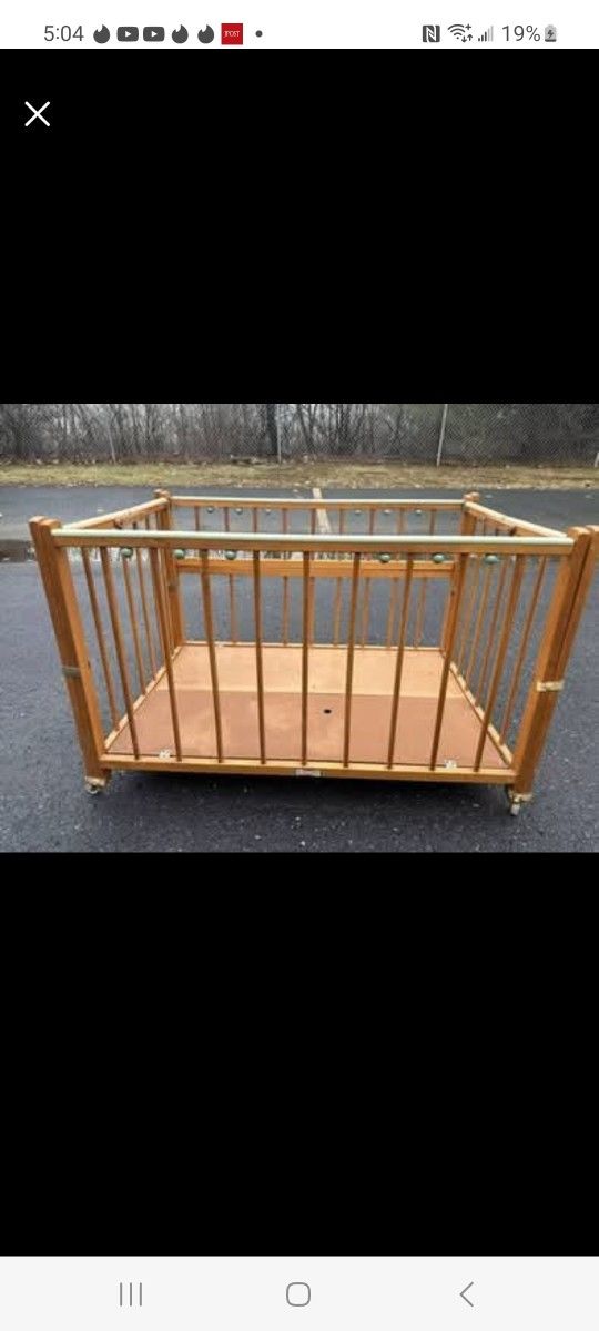 Vintage Baby Playpen AND Bathinette--both for $200 - $200 (West Seattle/Alki)