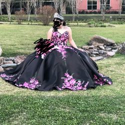 Black Quinceañera Dress