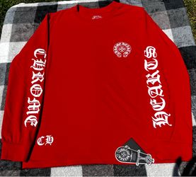 Red chrome hearts longsleeve