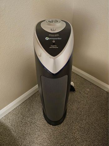 GermGuardian Air Purifier with HEPA Filter and UV-C, for Odor, Mold, 743 Sq. ft, AC4825E, Gray