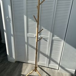 Wood Coat Tree