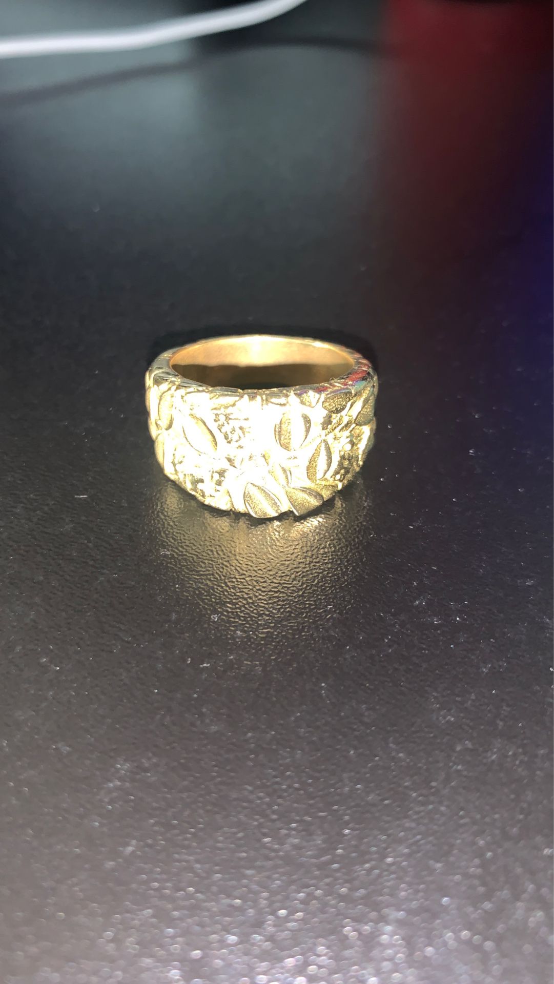 18K Solid gold ring
