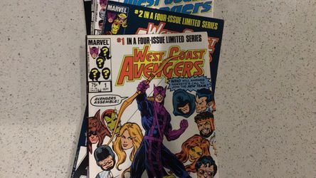 Vintage 1980’s the west coast avengers comic books lot Off 5