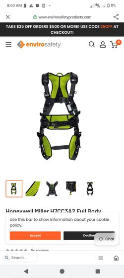 Construction safety full body harness