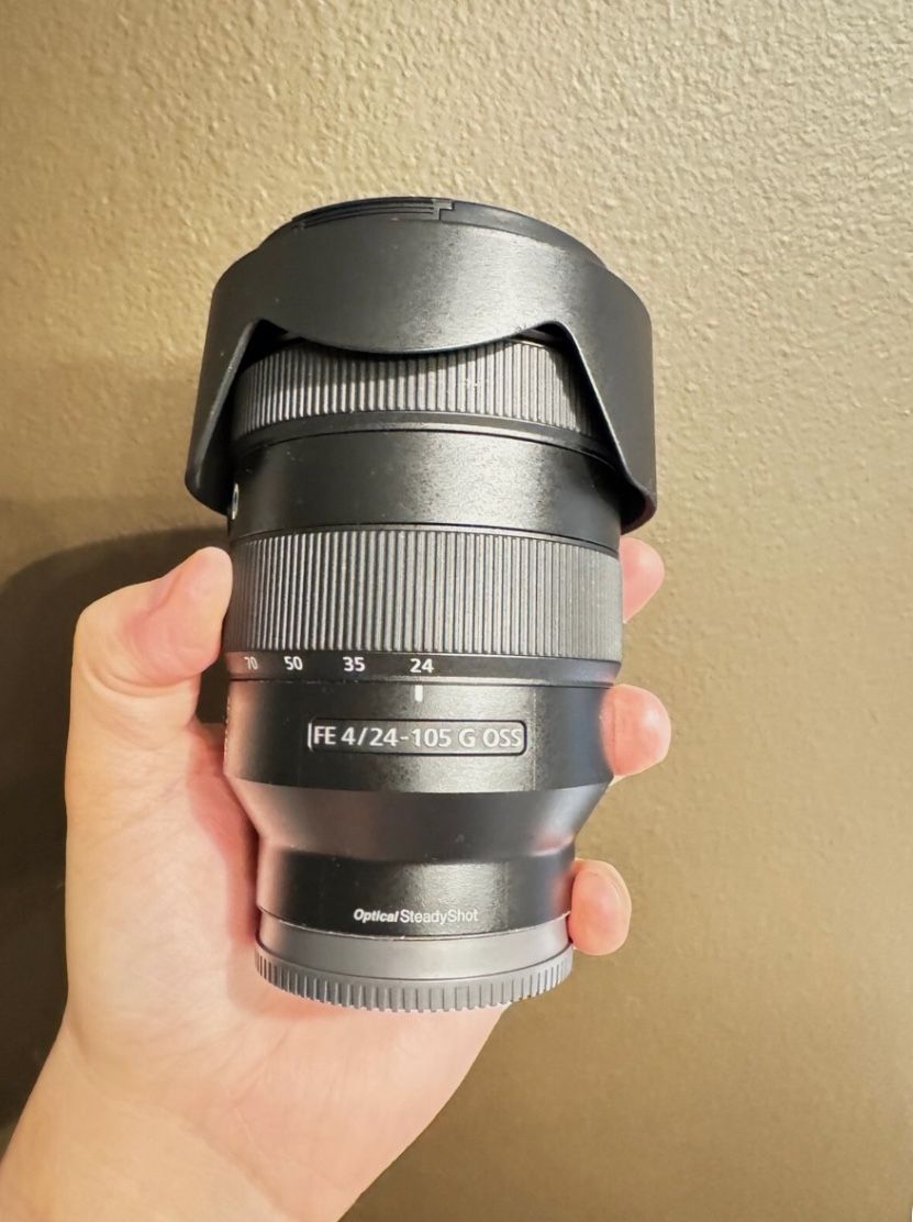 Sony FE 24 105mm f/4 G OSS Lens – Excellent Condition Perfect for Photo & Video